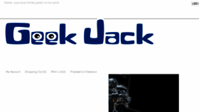What Geekjack.net website looked like in 2018 (5 years ago)