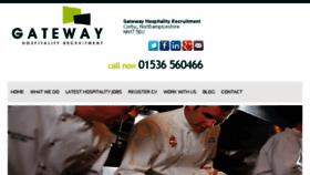 What Gatewayjobs.co.uk website looked like in 2018 (5 years ago)