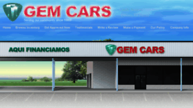 What Gemcarsinc.com website looked like in 2018 (5 years ago)