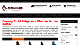 What Gamingstuhl-test.de website looked like in 2018 (5 years ago)