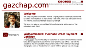 What Gazchap.com website looked like in 2018 (5 years ago)
