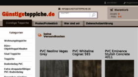 What Gunstigeteppiche.de website looked like in 2018 (5 years ago)