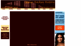 What Gopherhockeyhistory.com website looked like in 2018 (7 years ago)