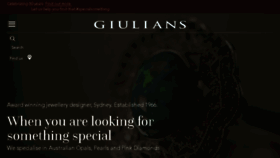 What Giulians.com.au website looked like in 2018 (5 years ago)