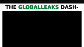 What Globalleaks.com website looked like in 2018 (5 years ago)