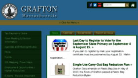 What Grafton-ma.gov website looked like in 2018 (5 years ago)