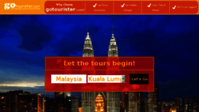 What Gotourister.com website looked like in 2018 (5 years ago)