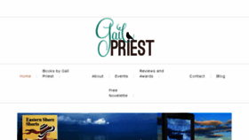 What Gailpriest.com website looked like in 2018 (5 years ago)
