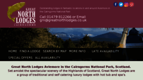 What Greatnorthlodges.co.uk website looked like in 2018 (5 years ago)