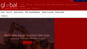 What Globalauctioneers.com.au website looked like in 2018 (5 years ago)