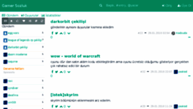 What Gamersozluk.com website looked like in 2018 (7 years ago)