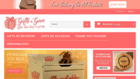 What Giftstogive.co.uk website looked like in 2018 (5 years ago)