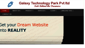 What Galaxytechnologypark.com website looked like in 2018 (5 years ago)