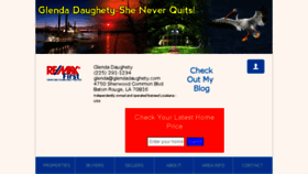 What Glendadaughety.com website looked like in 2018 (5 years ago)