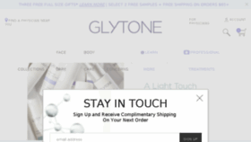 What Glytone-usa.com website looked like in 2018 (5 years ago)
