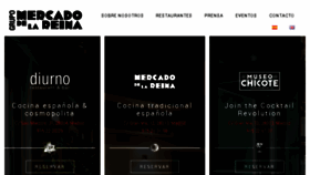 What Grupomercadodelareina.com website looked like in 2018 (5 years ago)