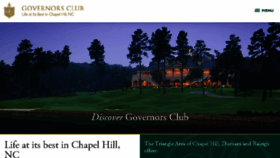 What Governorsclubnc.com website looked like in 2018 (5 years ago)