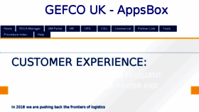 What Gefco-uk-appsbox.co.uk website looked like in 2018 (5 years ago)