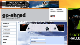 What Go-shred.com website looked like in 2018 (5 years ago)