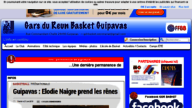 What Guipavas-basket.fr website looked like in 2018 (5 years ago)