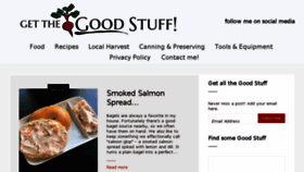 What Goodstuff.recipes website looked like in 2018 (5 years ago)