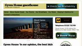 What Gyvesguesthouse.co.uk website looked like in 2018 (5 years ago)