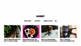 What Gurbygriffiths.com website looked like in 2018 (5 years ago)