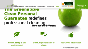 What Greenappleclean.ca website looked like in 2018 (5 years ago)