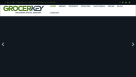 What Grocerkey.com website looked like in 2018 (5 years ago)