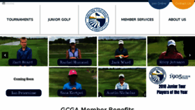 What Gcga.org website looked like in 2018 (5 years ago)
