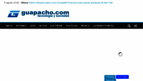 What Guapacho.com website looked like in 2018 (5 years ago)