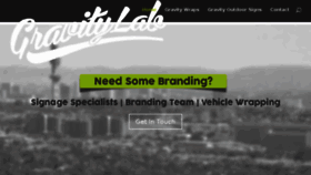 What Gravitylab.co.za website looked like in 2018 (5 years ago)