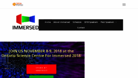 What Getimmersed.com website looked like in 2018 (5 years ago)