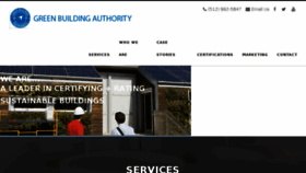What Greenbuildingauthority.com website looked like in 2018 (5 years ago)
