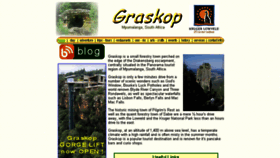 What Graskop.co.za website looked like in 2018 (5 years ago)