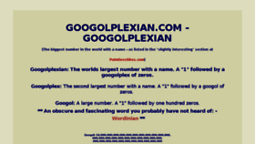 What Googolplexian.com website looked like in 2018 (5 years ago)