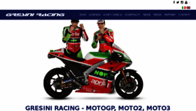 What Gresiniracing.com website looked like in 2018 (5 years ago)
