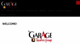 What Garagetheatre.org website looked like in 2018 (5 years ago)