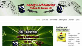 What Georgs-schalmeien.de website looked like in 2018 (5 years ago)