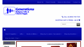 What Generationsreligiousgifts.com website looked like in 2018 (5 years ago)
