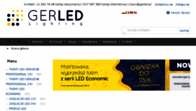 What Gerled.pl website looked like in 2018 (5 years ago)