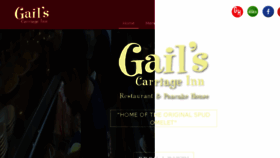 What Gailscarriageinn.com website looked like in 2018 (5 years ago)