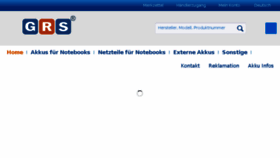 What Grs-akku.de website looked like in 2018 (5 years ago)