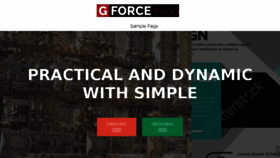 What Gforce9.com website looked like in 2018 (5 years ago)