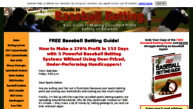 What Guide-to-baseball-betting.com website looked like in 2018 (5 years ago)