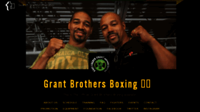 What Grantbrothersboxing.com website looked like in 2018 (5 years ago)