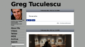 What Gregtuculescu.com website looked like in 2018 (5 years ago)