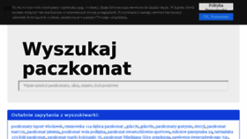 What Gdzie-paczka.pl website looked like in 2018 (5 years ago)