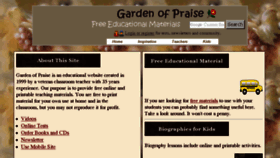 What Gardenofpraise.com website looked like in 2018 (5 years ago)