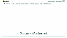 What Garnier.de website looked like in 2018 (5 years ago)